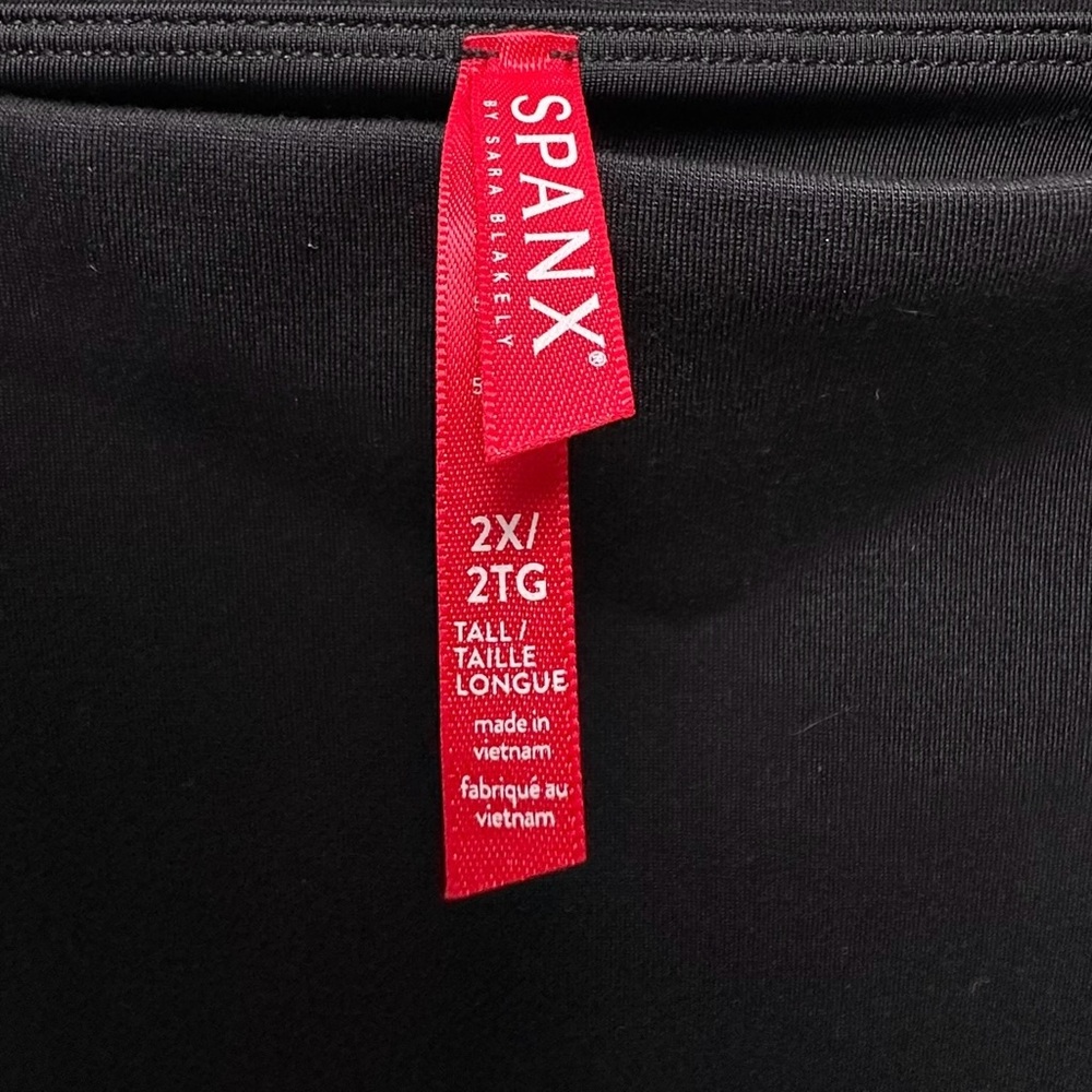SPANX Black Ponte Ankle Leggings | Size 2X Tall - Picture 6 of 13